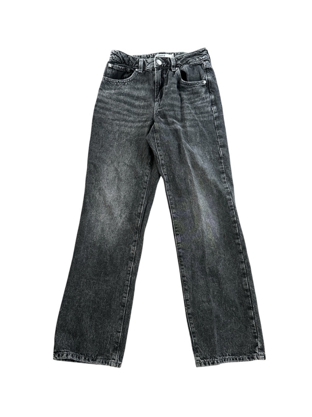 Garage ’90s Straight Jeans Size 5/27 Washed Black High Rise